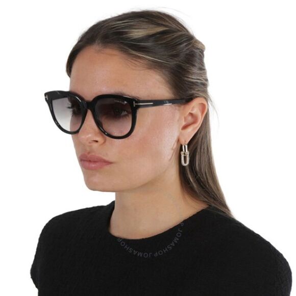 NEW Tom Ford Sunglasses Olivia-02 FT0914 - F/S 72F Pink Shiny Brown Gradient main image 7